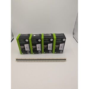 Lot of 4 GE Enbrighten Z-Wave Plus In-Wall Smart Switch White Toggle 14292